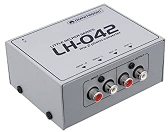 OMNITRONIC LH-042 Line/Phono-Wandler | Passiver Stereo-Line/Phono-Wandler