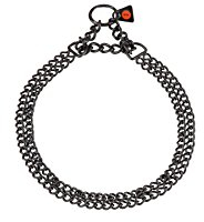 DO-HALSKETTE INOX SCHWARZ 35 cm