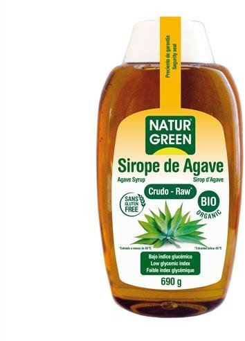 Sirope de Ágave Crudo Naturgreen, 500 ml