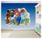 Super Mario Brothers 3-3D-gedruckter Vinyl-Aufkleber für Kinderzimmer (groß, 600 x 425 mm)
