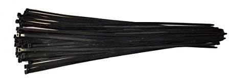 Kabelbinder 1000mm Schwarz 50Stck. | Premiumqualität von PC24 Shop & Service