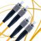 BEYONDTECH Cable de fibra óptica FC a FC OS2 Monomodo Duplex (2 Metros - 1 Unidad) - Latiguillo Doble Fibra Óptica UPC/UPC - 9/125 (LSZH)