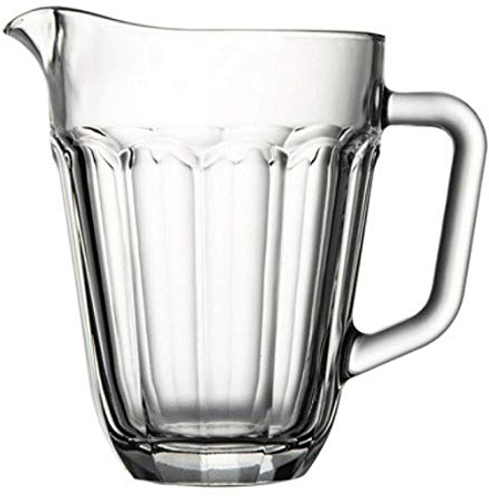 Pasabahce Casablanca 55052 - Brocca Pitcher, 1,37 litri, per giardino, festa, terrazza, balcone, altezza 19 cm, 1 pezzo