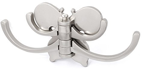 Aexit Ganci decorativi a farfalla in metallo per cappottini appendiabiti ID: 168010