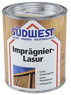 Südwest Imprägnierlasur Ebenholz 0,75 Liter