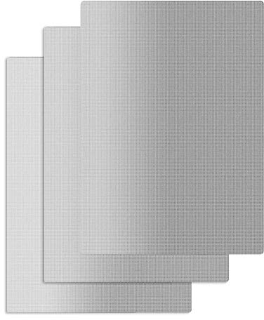 Lobwerk BBQ Grillmatten mit Antihaft Teflon Beschichtung zum Grillen für Gasgrill Holzkohle Lebensmittelkonform (Silber 3X)