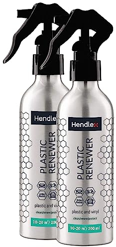 Hendlex Kunststoffpflege Auto - Tiefenpflege & Farbauffrischer für Kunststoff innen & außen