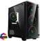 GameMax Stratos Mini ARGB Micro-ATX PC Gaming Case, MATX, 3 Pin AURA Sync, 4 x 120mm ARGB Fans Included, ARGB Hub, 5 Fan Support, Water-Cooling Ready | Black