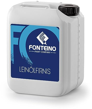 Fonteino Leinölfirnis Leinöl Firnis Holzöl ökologischer Holzschutz farblos 10L