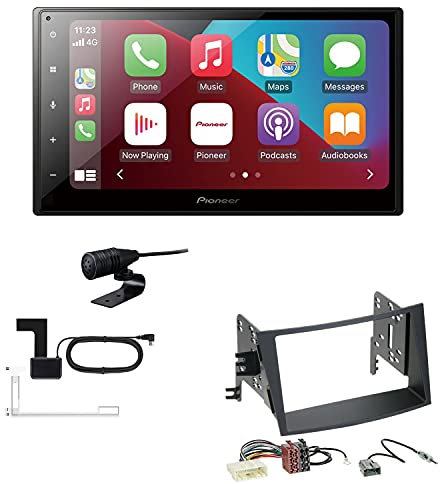 Pioneer SPH-DA160DAB 2-DIN Autoradio CarPlay Android Auto Bluetooth DAB USB passend für Subaru Legacy V 2009-2014 schwarz