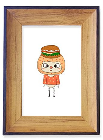 Beauty Gift Bilderrahmen für Lebensmittel, Hamburger, Brot, Gemüse, Marmelade, Fat UU