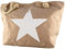 Ropo22 Bolsa De Playa y Piscina De Lona Con Cremallera, Forro Antiarena, Waterproof. Bolso Grande Con Bolsillo Interior y Asas De Cuerda Para Playa, Piscina, Gimnasio. Bolsos de Mujer. (Natural)