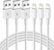 DFLASHS 3-Pack 6FT MFi Certified Lightning to USB Cable for iPhone 14/13/12/11 Pro Max/XR/XS/X/8/7/6 Plus/SE/iPad and More 6FT