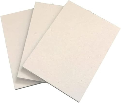 ZOENAE 3 STÜCKE Keramikfaser-Dämmplatte – 2300F Keramik-Wärmedämmplatte for Kaminofen, Schmiede, Brennofen, Pizzaofen (Size : 300 * 300 * 10mm)
