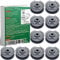 Bobina tagliaerba Bosch, 10 pezzi, F016800569, compatibile con decespugliatore a batteria Bosch EasyGrassCut – Bobina di filo Ø 1,6 mm x 4,8 m (10 bobine di ricambio + 1 tappo)