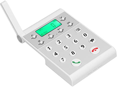 Wireless Intercom System, Intelligent Networking Wireless Intercom Telephone Clear Call Hands Free for Factory (White)