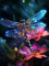 Diymood DIY Diamond Painting Libelle Kit – 5D Diamant Bilder Tier für Erwachsene | Kunstvolle Strass Stickerei Sets für Home Dekoration | 30X40 cm Wanddekoration
