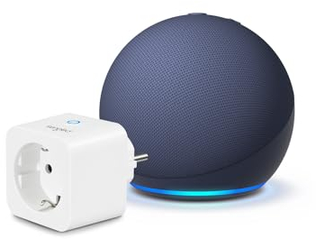 Echo Dot (5.ª generación) | Azul marino + Sengled Smart Plug, compatible con Alexa - Kit de inicio de Hogar digital
