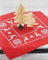 KAMACA Stickpackung Kreuzstich vorgezeichnet Baumwolle komplettes Stickset mit Stickvorlage Stickerei-Kit zum Selbersticken Erwachsene (Rentiere rot MD 72x72 cm)