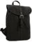 Gusti Unisex Rucksack Leder-Bennett Damen und Herren Rucksack Laptoptasche Cityrucksack Lederrucksack Aktentasche Schwarz Leder 12L