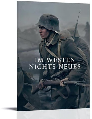 ENILSA Im Westen Nichts Neues The War Film Poster Dekorative Malerei Leinwand Wandkunst Wohnzimmer Poster Schlafzimmer Malerei 20x30inch(50x75cm)