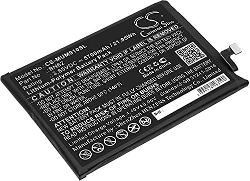 Batterie de rechange pour Poco M2010J19CI, M3 (5700 mAh / 21,95 Wh)