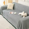 FANSU Sofabezug L Form 1 2 3 4 Sitzer, Elegant Sofaüberwurf Decke Ecksofa Universelle rutschfeste Couch Bezug Sofaschoner Sofa Decken Couch Überwürf Einteiliger Sofabezug (Dunkelgrün,180 * 380cm)