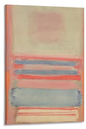 YOOSONG Poster mit abstraktem Expressionismus, Maler Mark Rothko, Nr. 7, Kunstdruck, Wandgemälde, Leinwandposter, moderne Schlafzimmer-Dekoration, 60 x 90 cm