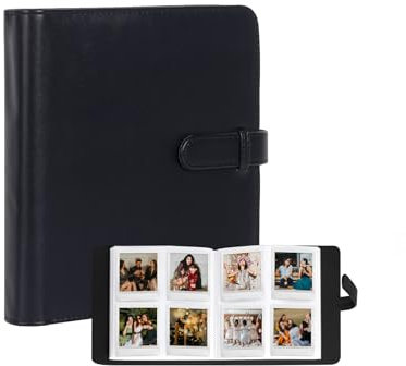 Fotoalbum mit 288 Taschen, quadratisch, für Fujifilm Instax Square SQ40/SQ1/SQ1/SQ10/SQ20/SP-3 Kamera (schwarz)