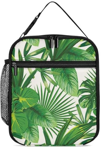 Niapessel Insulated Lunch Box for Women And Men, Small Lunch Bag for Work, Reusable Lunchbox for Adult, Kids Boys Girls Thermal Lunchbag with Water Bottle Holder