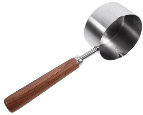 Milisten Dog Food Spoon Measuring Cup Mini Spoons Shot Measuring Cup Cat Food Scale Spoon Dog Food Scooper Spoon for Dog Food Pet Food Measuring Scoop Food Measuring Tool Cat Spoon Wooden