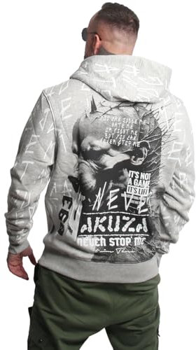 Yakuza Herren Never Stop Hoodie Kapuzenpullover