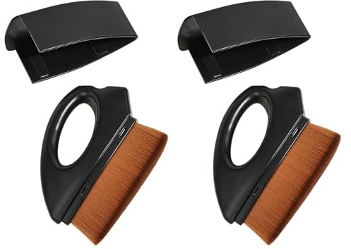 rieder 2X Professioneller Antistatischer Reiniger für LP-Schallplatten, Plattenspieler-Staubentferner, Bürstenreiniger für CD-Player