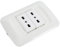NUOBESTY Enchufe de alimentación de Pared regleta con Cable Largo Enchufe de Tornillo Enchufe Doble enchufes Enchufe único Adaptador de de Corriente Salida eléctrica Ordenador Personal