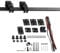 Schiebetür -Hardware -Kit, Hardware -Kit von Bifold Step Door | Heavy Duty Falttür Guide Rail Set - Flachspursystem für Kohlenstoffstahl, einfach installieren, ruhig und glattes Gleiten