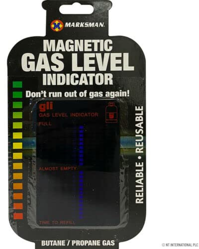 Magnetic Gas Level Indicator For Gas Bottles Butane Propane BBQ Camping Caravans Holidays