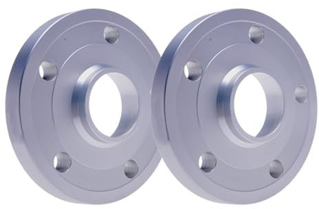 Spurverbreiterung 2 STÜCKE PCD 5x120 CB 72,6 Spurverbreiterung Adapter für Land für Rover Defender für Discovery 5 für Range für Rover für Sport für Discovery(Silver adapter 15mm)