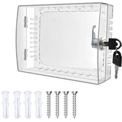 Thermostat Covers Replacement Universals Clear Box with Guard Protective Covers Enduring Clear Thermostat Cover with