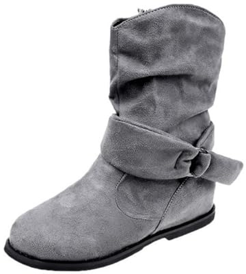 Stivali Donna Con Tacco Nero Boots Ankle Chelsea Bassi Eleganti Stivali Texani Con Tacco Comode Scarpa Camoscio Morbidi Moda Trekking Stivaletti Chelsea Di Media Altezza Con Suola Antiscivolo