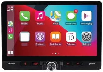 Navegación GPS para Coche Receptor estéreo para Coche Pantalla táctil de 10,1 y conexión inalámbrica para Apple CarPlay Android Auto