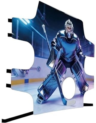 Bersaglio per porta da hockey - Tappetino da tiro 122x183 cm, Trainer per la precisione della reazione | Tappetino per allenamento per giovani adulti, ricambio per telone da rimbalzo per allenamento p