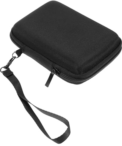 Artibetter Custodia Rigida Nera per SSD e Hard Disk Mobile in Eva e Tessuto Oxford Chiusura a Cerniera, Protezione Sicura per Dati e Borsa Porta Cavi per Colleghi e Amici
