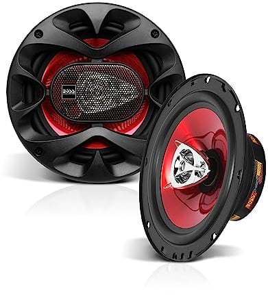 BOSS CH6530 Altavoz Audio De 3 vías 300 W - Altavoces para Coche (De 3 vías, 300 W, 4 Ω, 90 dB, 100-18000 Hz, 1,27 cm)