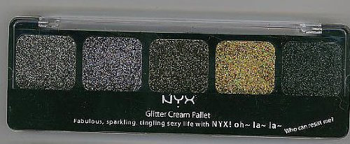 NYX Cosmetics Glitter Cream Pallet - One Night Luxury