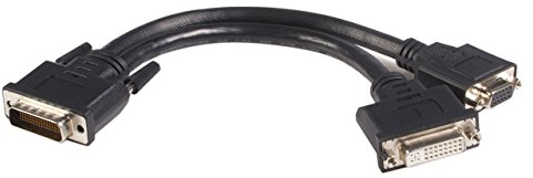 StarTech.com DMS 59 Splitter Cable - 8in - DMS 59 to 1 x DVI / 1 x VGA - Y Cable - DMS 59 to VGA - Monitor Splitter Cable - DMS 59 Cable (DMSDVIVGA1)