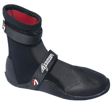 ASCAN Neopreschuhe Surfschuhe JIBE 5mm PREISHIT!!!, Schwarz, 40/41 EU