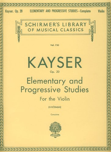 KAYSER - Estudios Op.20 para Violin (Svelenski)