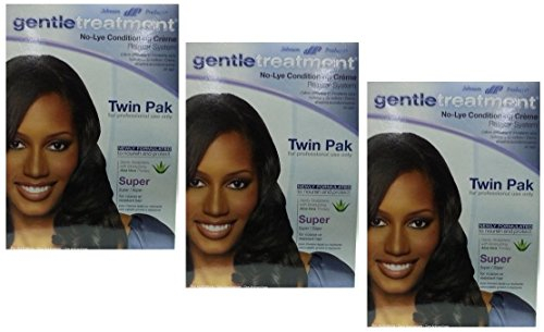 3x Relaxer/Glättungscreme Gentle Treatment No Lye Conditioning Creme Relaxer TWIN PAK SUPER