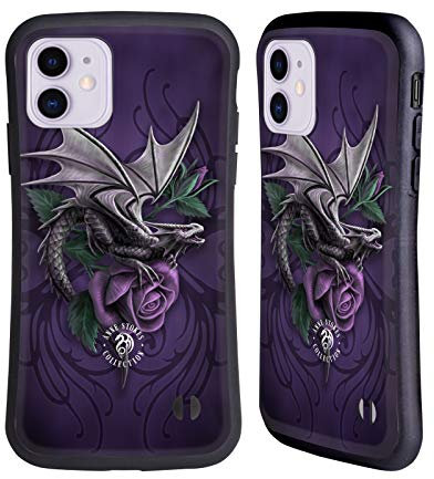 Head Case Designs sous Licence Officielle Anne Stokes Beauté 2 Dragons 3 Coque Hybride Compatible avec Apple iPhone 11