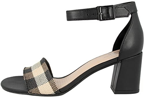 Clarks Damen Jocelynne Cam Pumpe, Schwarze Kombination, 37 EU